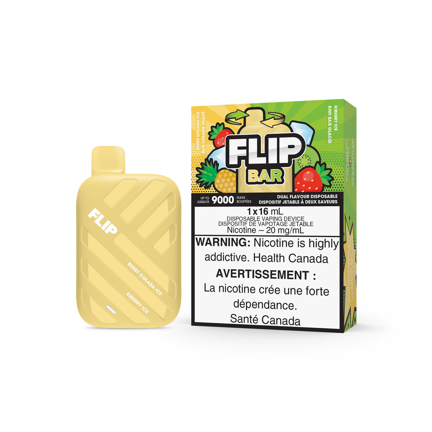 Flip Bar - Berry Colada Ice and KiBerry Ice