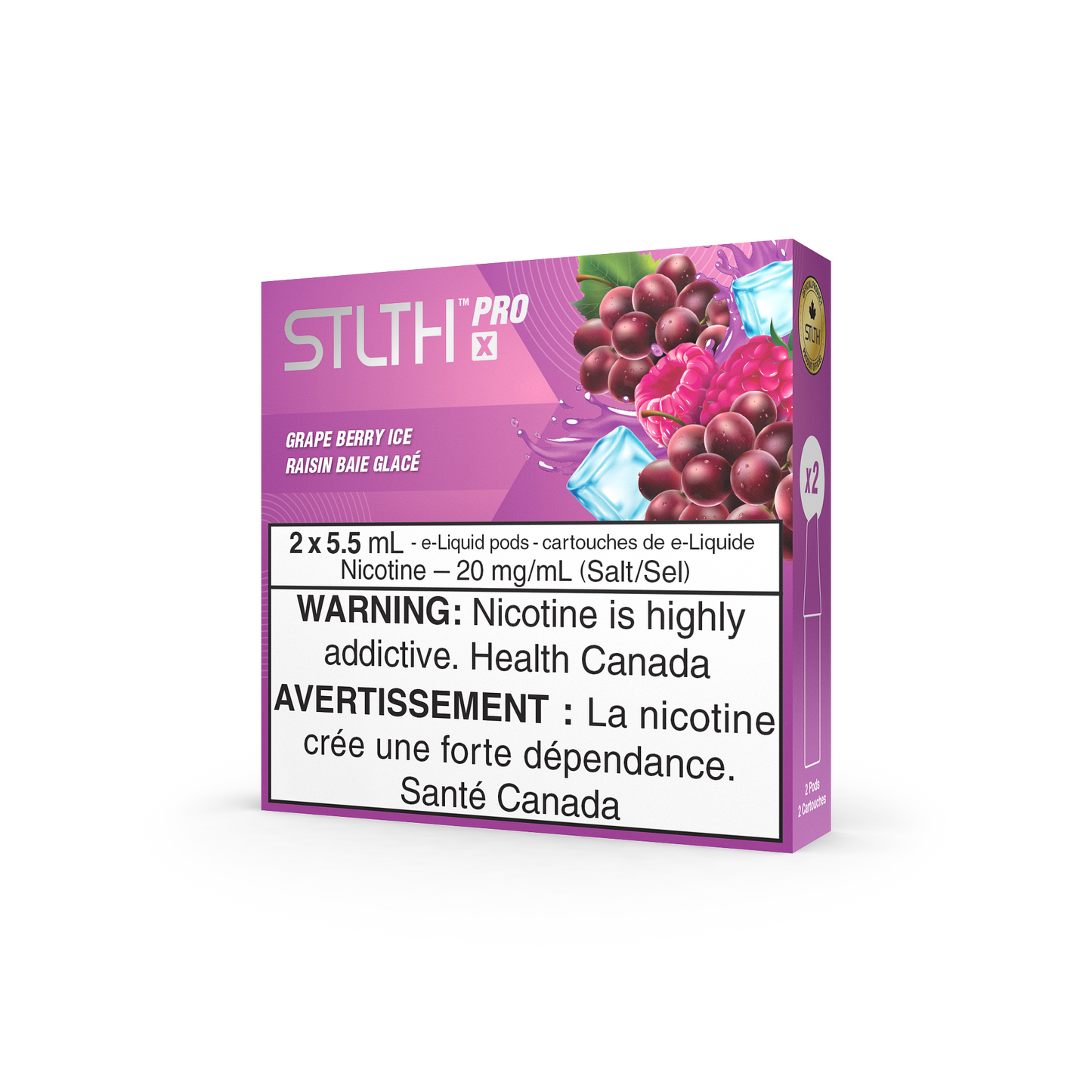 STLTH Pro X - Grape Berry Ice (Pack of 5)