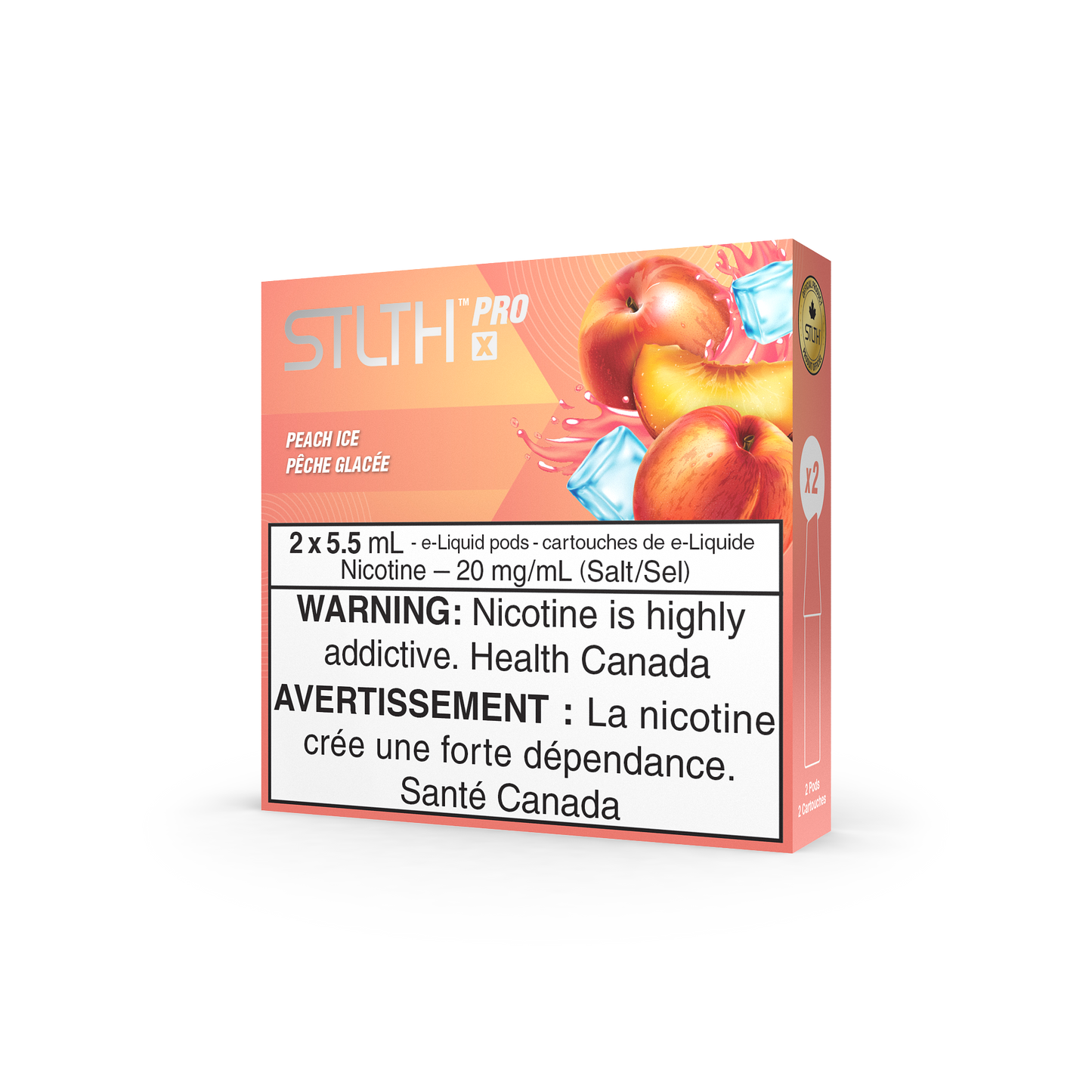 STLTH Pro X - Peach Ice (Pack of 5)