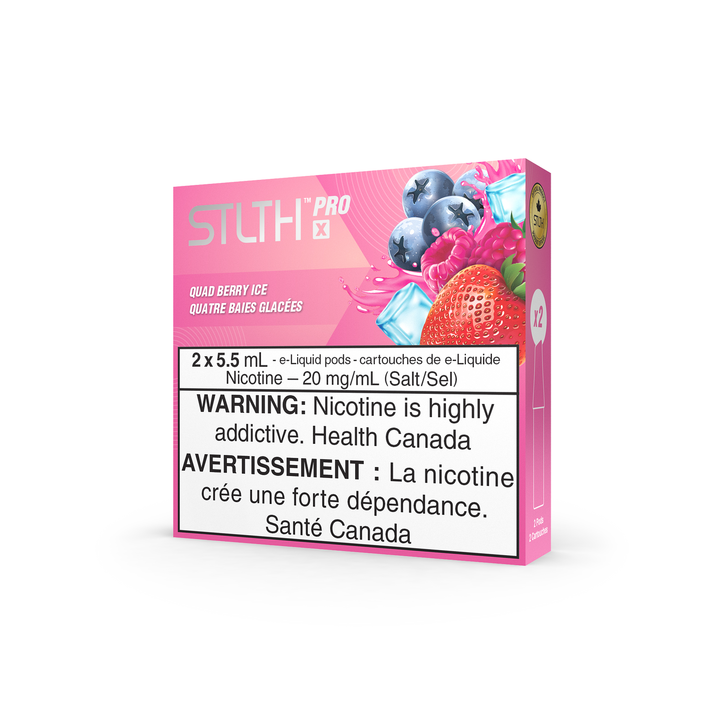 STLTH Pro X - Quad Berry Ice (Pack of 5)