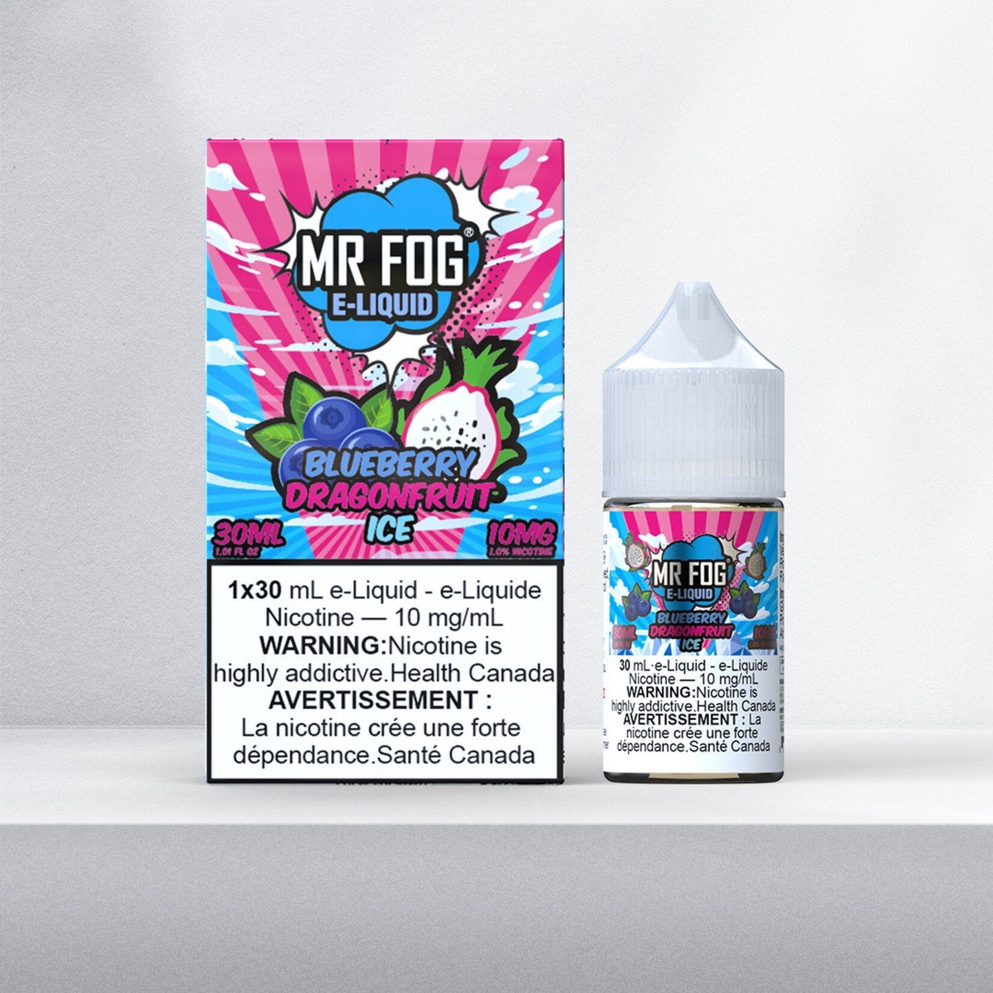 Mr Fog E-Liquid Salt - Blueberry Dragonfruit Ice