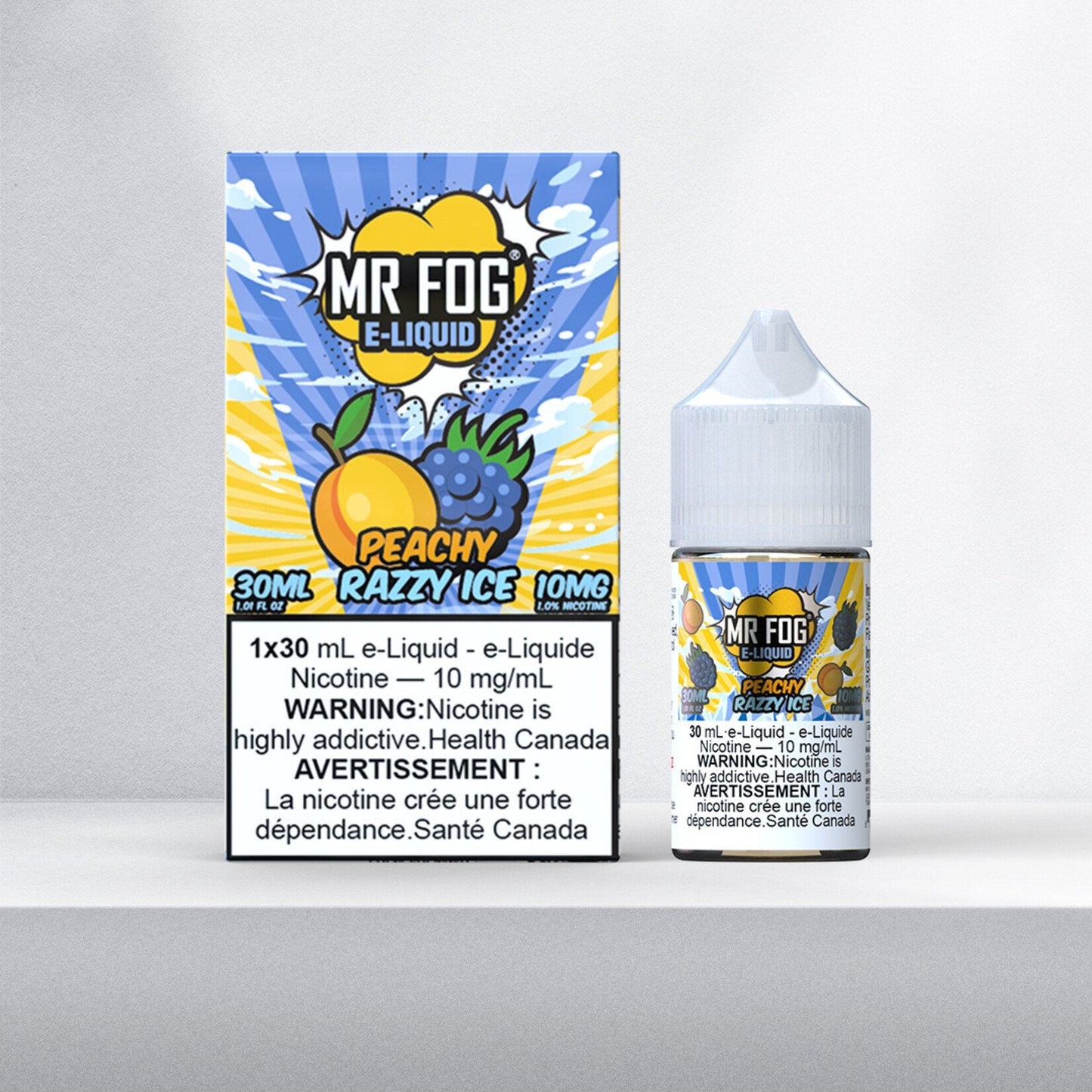 Mr Fog E-Liquid Salt - Peachy Razzy Ice