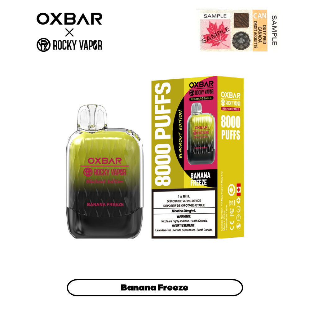 OXBAR G8000 - Banana Freeze (Pack of 5)
