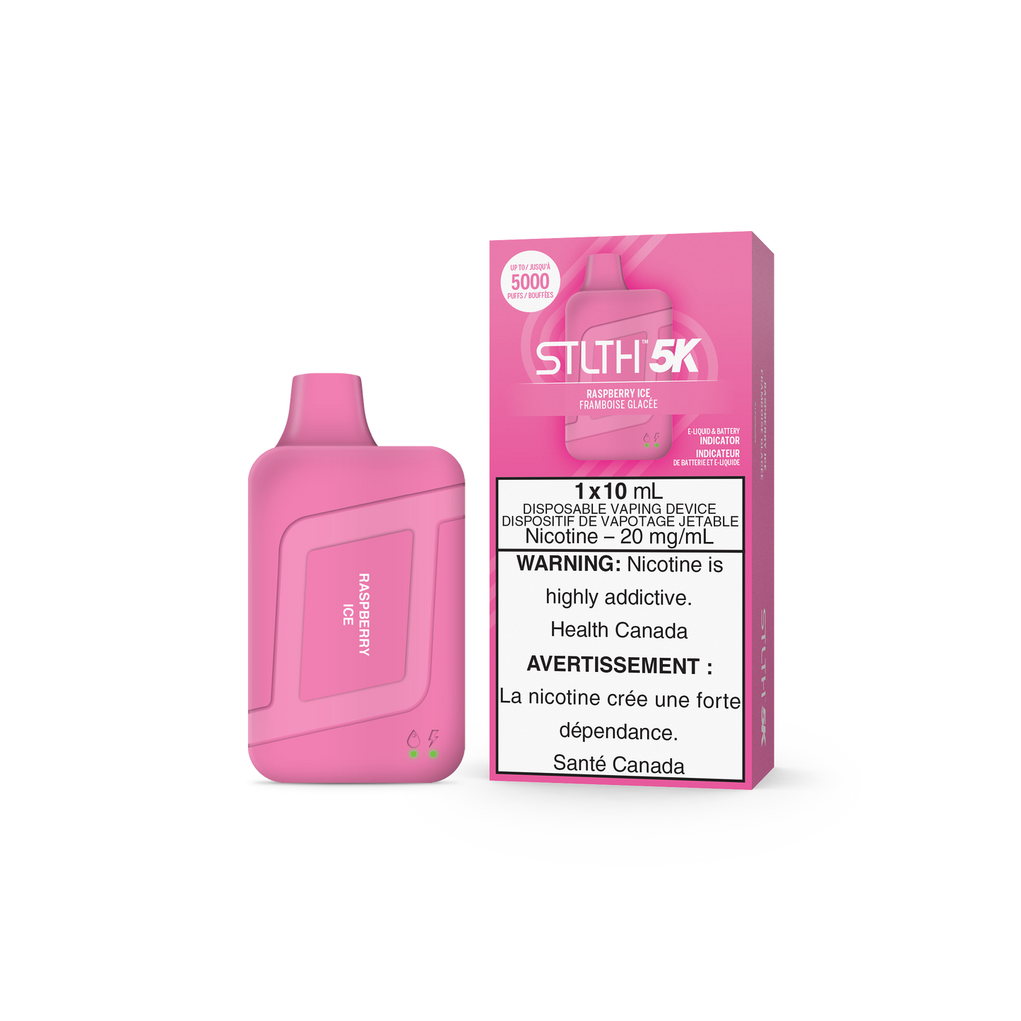 STLTH 5K - Raspberry Ice (Pack of 5)