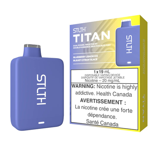 STLTH Titan - Blueberry Lemon Ice (Pack of 5)