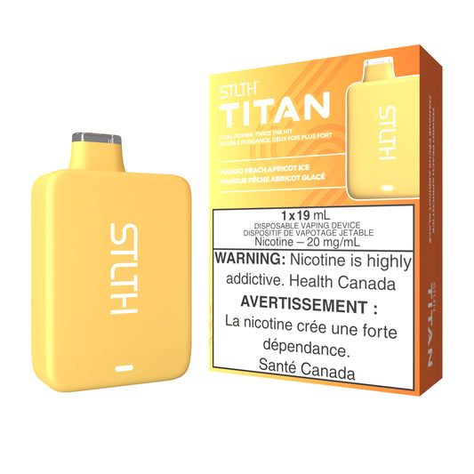 STLTH Titan - Mango Peach Apricot Ice (Pack of 5)