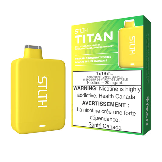 STLTH Titan - Pineapple Blueberry Kiwi Ice (Pack of 5)