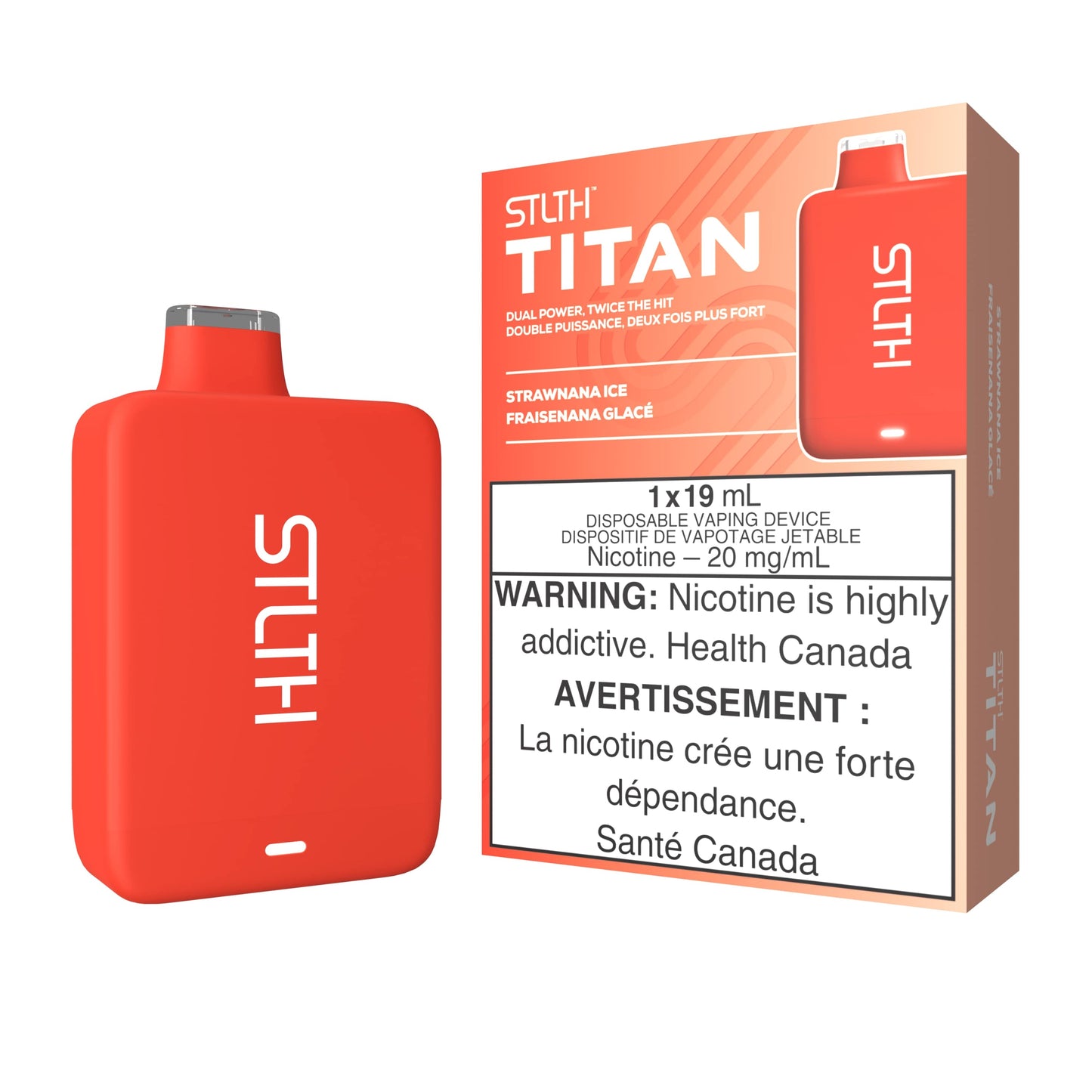 STLTH Titan - Strawnana Ice (Pack of 5)