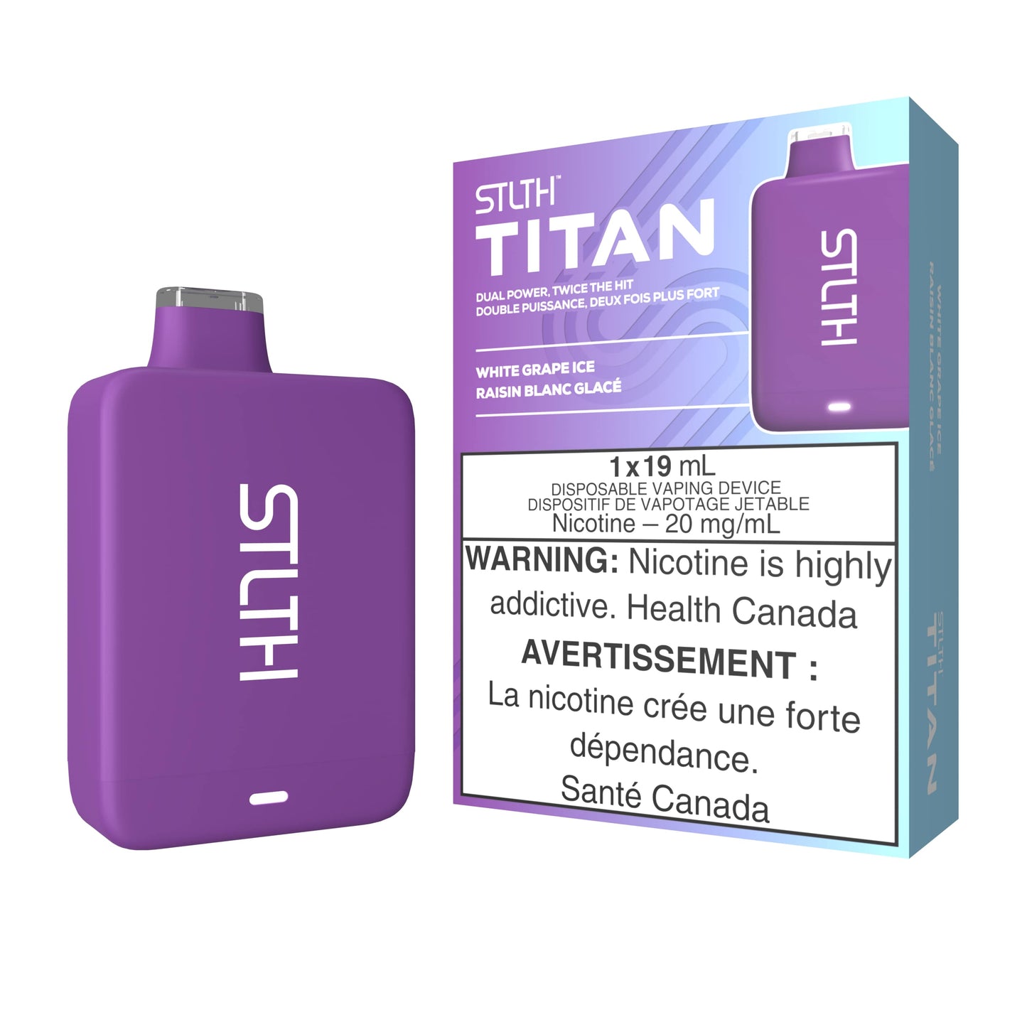 STLTH Titan - White Grape Ice (Pack of 5)
