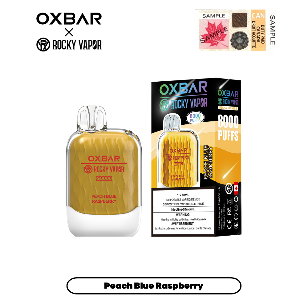OXBAR G8000 - Peach Blue Raspberry (Pack of 5)