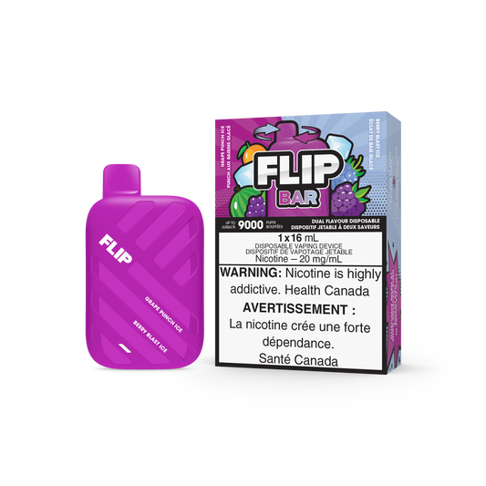 Flip Bar - Grape Punch Ice and Berry Blast Ice (Pack of 5)