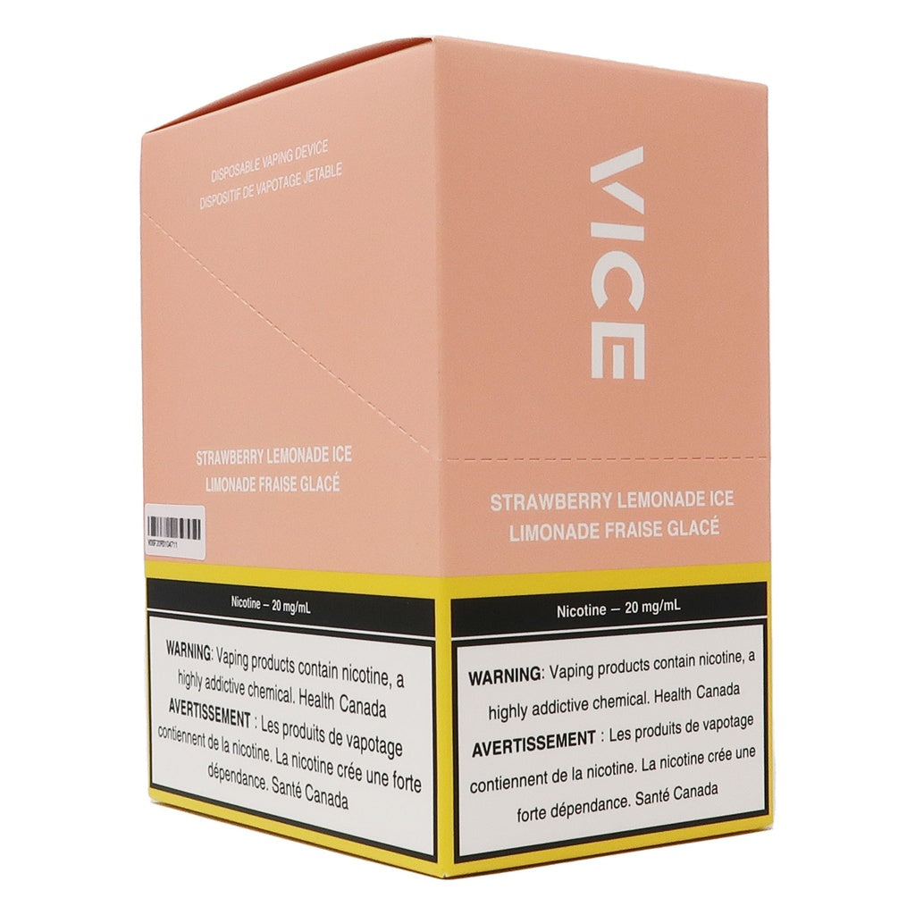 Vice 2500 Disposable - Strawberry Lemonade Ice (Carton of 6)