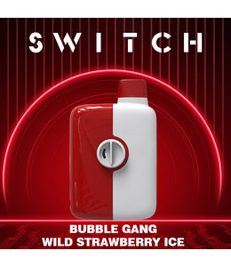 Mr Fog Switch - Bubble Gang Wild Strawberry Ice - 10pk