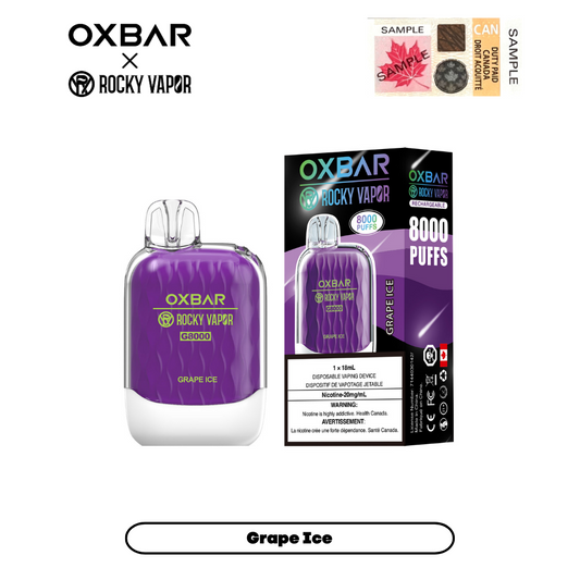 OXBAR G8000 - Grape Ice (Pack of 5)