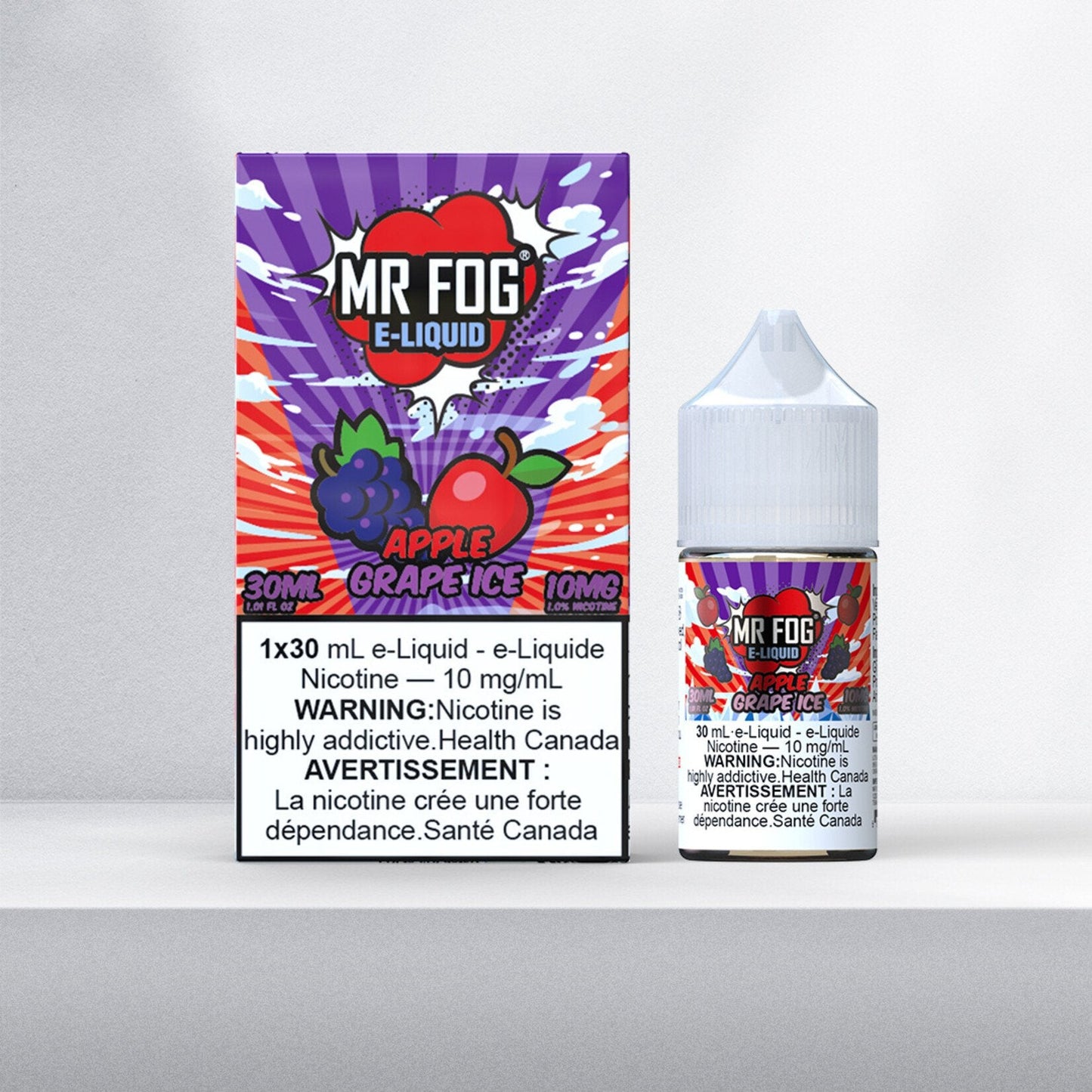 Mr Fog E-Liquid Salt - Apple Grape Ice